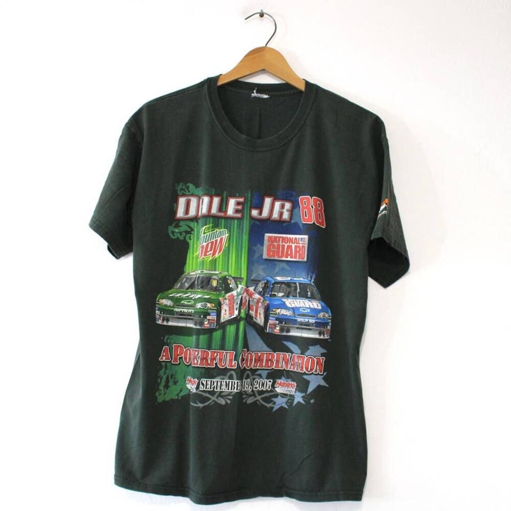 Vintage Dale Earnhardt Jr Nascar T Shirt Large